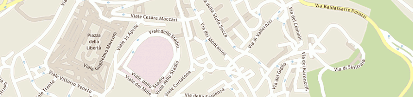 Mappa della impresa bar siena a SIENA