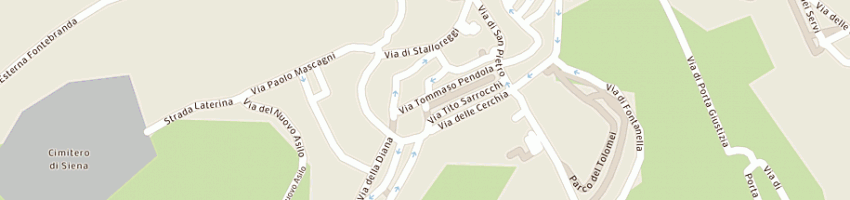 Mappa della impresa ente nazionale per la protezione e l'assistenza ai sordomuti a SIENA