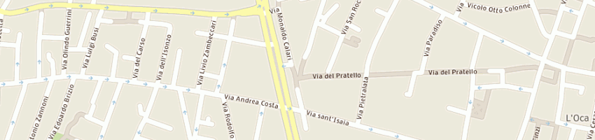 Mappa della impresa cassoli giancarlo a BOLOGNA