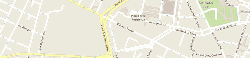 Mappa della impresa giacalone giuseppe a BOLOGNA