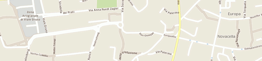 Mappa della impresa di leone g a BOLZANO