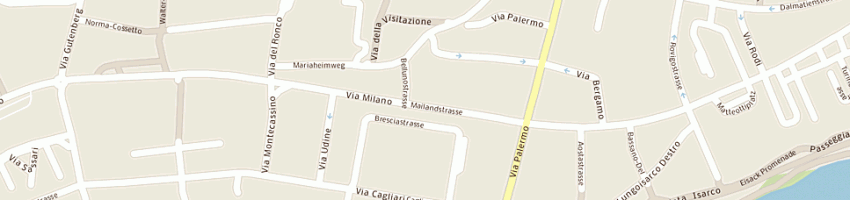 Mappa della impresa willar snc a BOLZANO