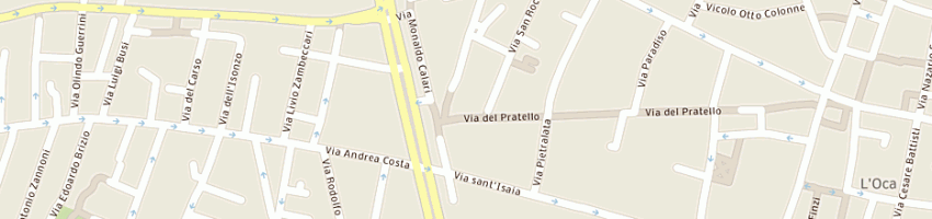 Mappa della impresa oppi luigi a BOLOGNA