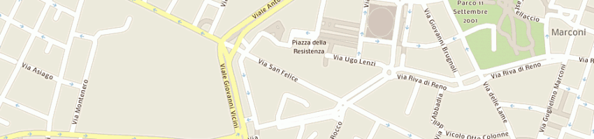 Mappa della impresa c'era l'h srl a BOLOGNA
