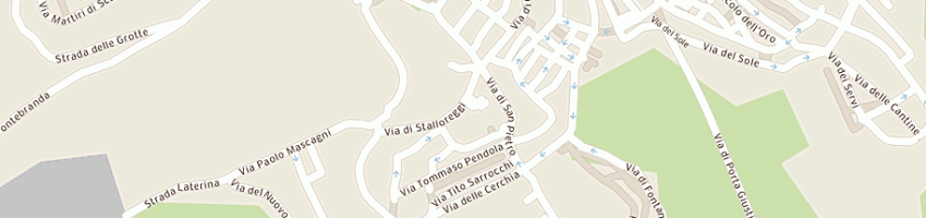Mappa della impresa centro di servizio sociale per adulti a SIENA