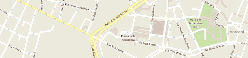 Mappa della impresa faggioli paolo a BOLOGNA