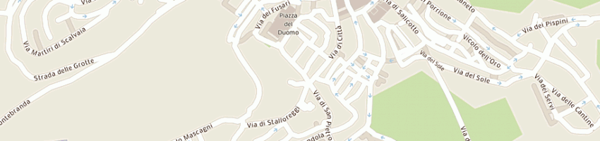 Mappa della impresa piochi maurizio a SIENA