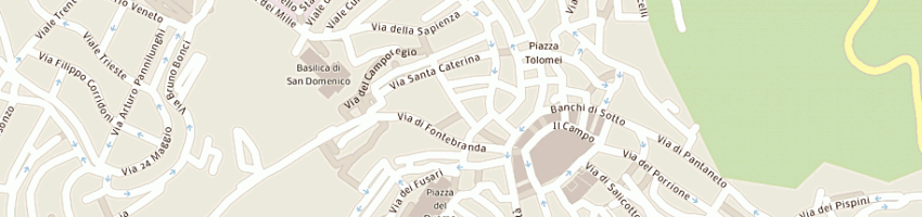 Mappa della impresa guideri lucia a SIENA