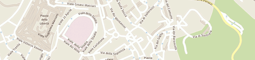 Mappa della impresa fotostudio gielle di valentini, grazzini e bellucci snc a SIENA