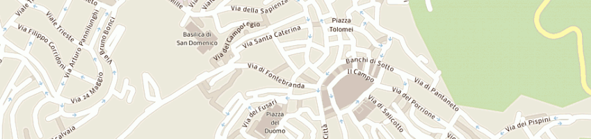 Mappa della impresa ristorante shanghai da li di li a e zheng c snc a SIENA