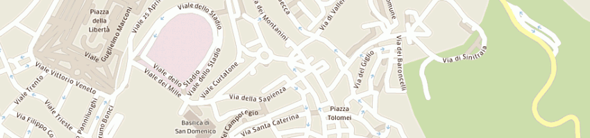 Mappa della impresa saiter srl a SIENA