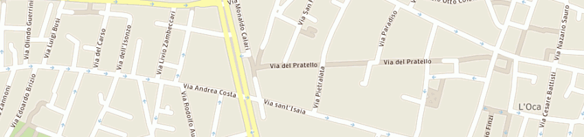 Mappa della impresa baldazzi srl a BOLOGNA