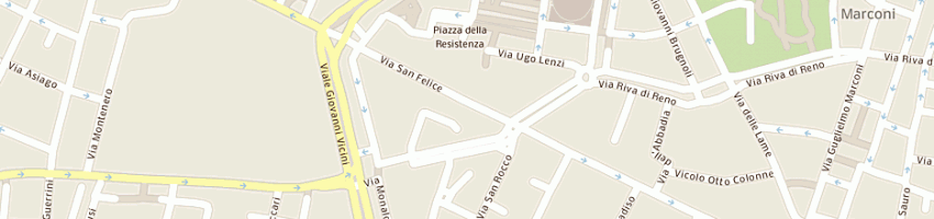 Mappa della impresa la cicogna di soccio palma e c sas a BOLOGNA