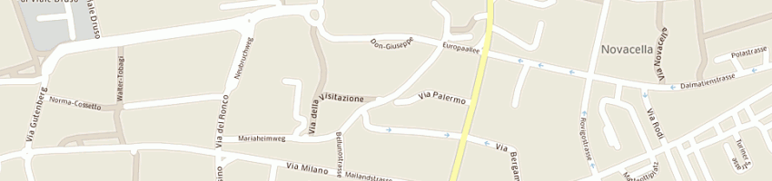 Mappa della impresa associazione la strada - der weg a BOLZANO