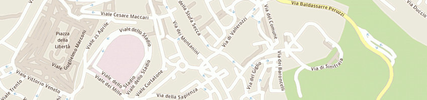 Mappa della impresa istituto nazionale previdenza amministrazione pubblica a SIENA