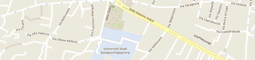 Mappa della impresa alzona luigi a BOLOGNA