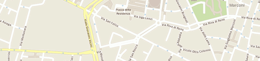 Mappa della impresa niro la torretta servizi di ingegneria a BOLOGNA