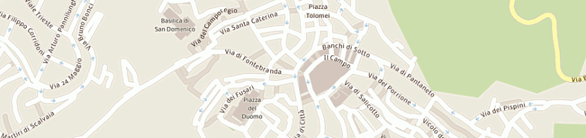 Mappa della impresa cinema metropolitan a SIENA