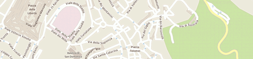 Mappa della impresa banca monte dei paschi di siena spa a SIENA
