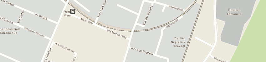 Mappa della impresa cattoi diego sas di cattoi diego e c a BOLZANO