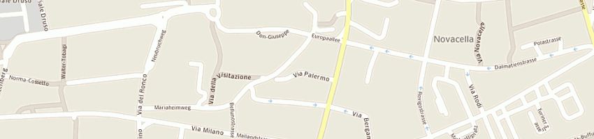 Mappa della impresa perini giuseppe a BOLZANO
