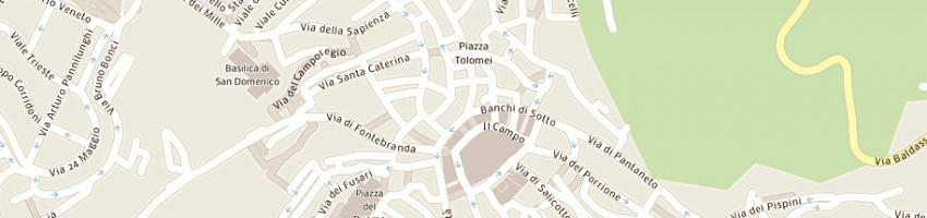 Mappa della impresa studio geomcioni fabrizio a SIENA