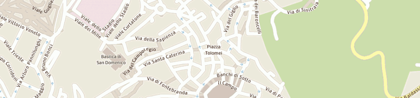 Mappa della impresa re nudo sas a SIENA