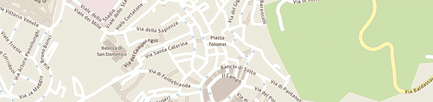 Mappa della impresa la cantina dei tolomei a SIENA