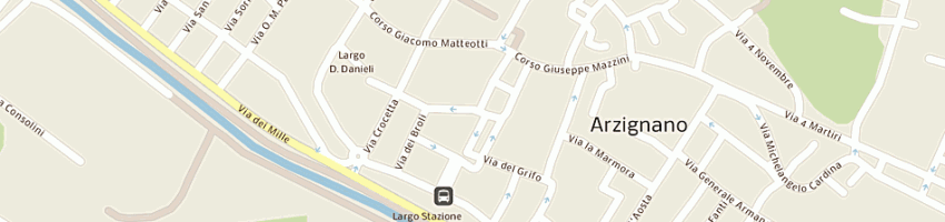Mappa della impresa calzature ippopotamo (snc) a ARZIGNANO