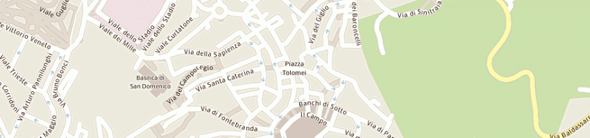 Mappa della impresa banca nazionale del lavoro a SIENA