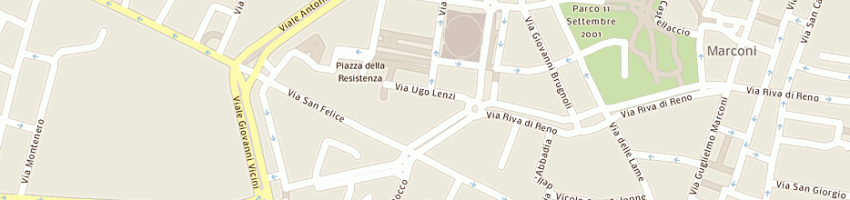 Mappa della impresa az medical service ag a BOLOGNA