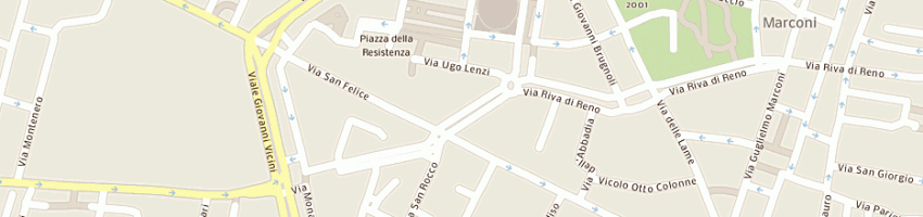 Mappa della impresa iacono giuseppe a BOLOGNA