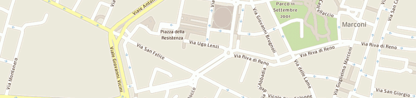Mappa della impresa de bellis michele a BOLOGNA