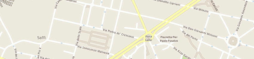 Mappa della impresa oggetti (srl) a BOLOGNA