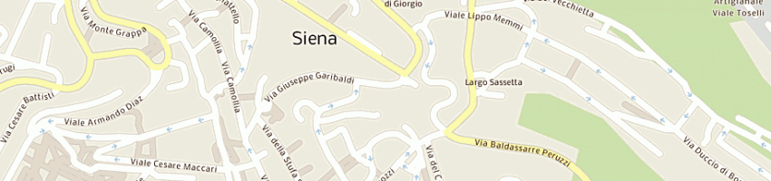 Mappa della impresa grazzini fabio a SIENA