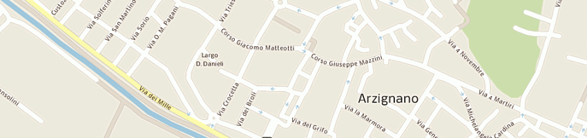 Mappa della impresa banca intesa spa a ARZIGNANO