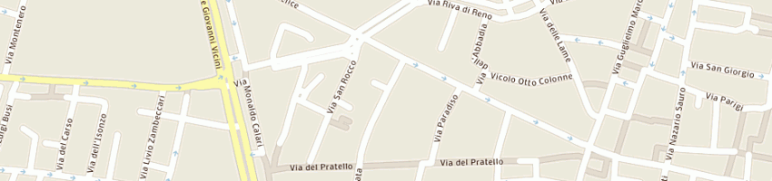 Mappa della impresa lady pizza di azeem babur a BOLOGNA
