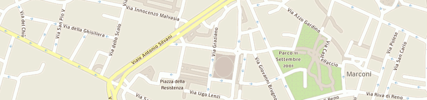Mappa della impresa oriente srl a BOLOGNA