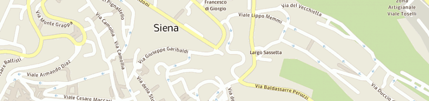 Mappa della impresa bar le lupe di iacomelli f e g - snc a SIENA