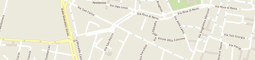 Mappa della impresa space snc di corsellini simona e c a BOLOGNA