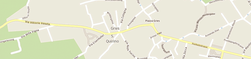 Mappa della impresa grunberger (snc) a BOLZANO