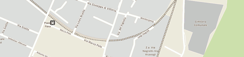 Mappa della impresa arca bozen srl a BOLZANO