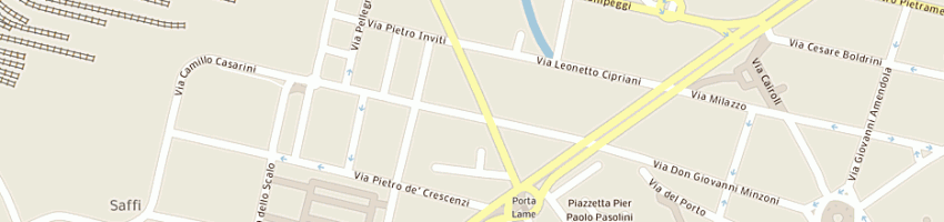 Mappa della impresa farmacia porta lame del dott guandalini leonardo e c sas a BOLOGNA