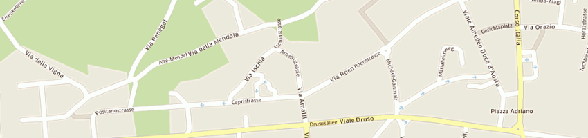 Mappa della impresa associazione nuovo spazio a BOLZANO