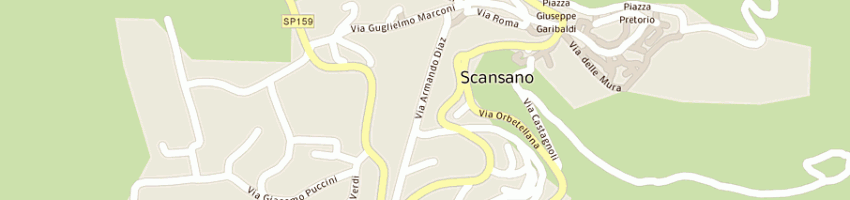 Mappa della impresa scuole pubbliche a SCANSANO