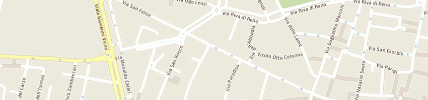 Mappa della impresa dining di gelfusa f e c sas a BOLOGNA