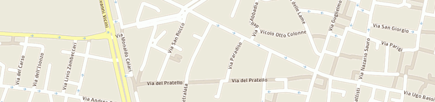 Mappa della impresa studio legale associato gaspari e montanari a BOLOGNA
