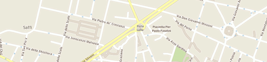 Mappa della impresa arcae snc di manni domenico e c a BOLOGNA