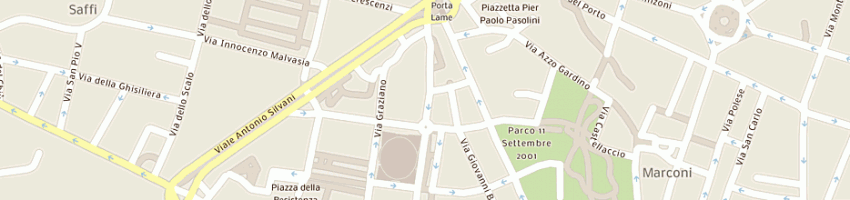 Mappa della impresa banca popolare di bergamo spa a BOLOGNA