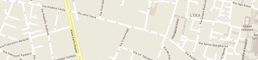 Mappa della impresa emporio argentino ghedini e ghedini srl a BOLOGNA